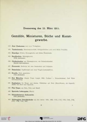 Donnerstag den 23. März 1911 (Nr. 432-561)