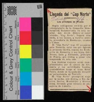 Llegada del "Cap Norte"