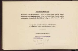 Benutzte Literatur: