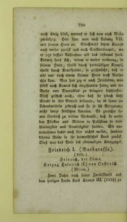 Friedrich I. (Barbarossa). (1152.) Heinrich, der Löwe. Herzog Heinrich (I.) von Oestreich. (Wien.)