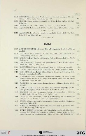 Möbel (Nr. 1007-1032)