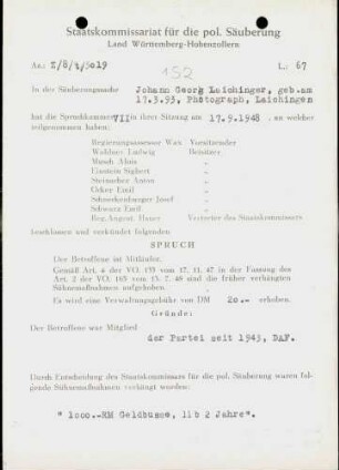 Laichinger, Johann Georg