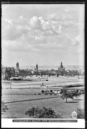 Dresden, Blick vom Waldschlösschen
