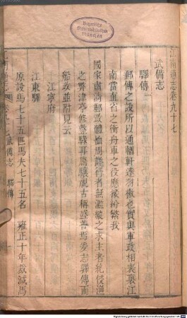 Jiang nan tong zhi : 200 juan; xu mu 1 juan; juan shou 4 juan, 6