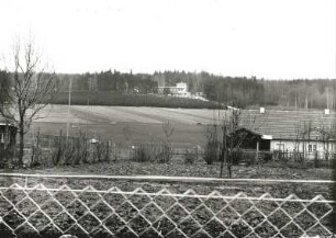 Seifhennersdorf. Rand der neuen Siedlung gegen Volksbad mit Silberteichbaude