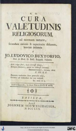 Cura Valetudinis Religiosorum