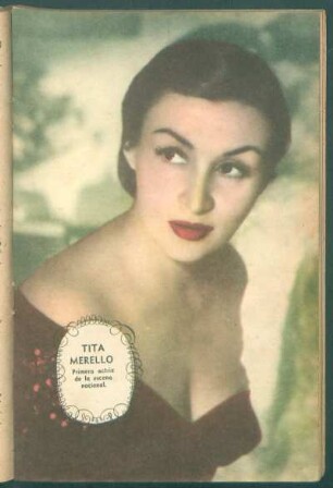 Tita Merello, primera actriz de la escena nacional - [Fotografía]