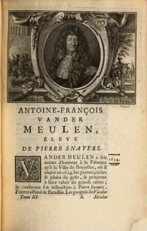 La Vie Des Peintres Flamands, Allemands Et Hollandois : Avec Des Portraits Gravés en Taille-douce, une indication de leurs principaux Ouvrages & des Réflexions sur leurs différentes manieres, 3