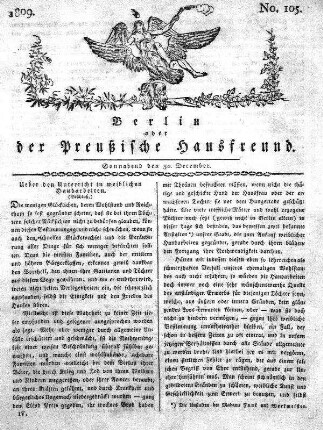 No. 105., 30. December 1809