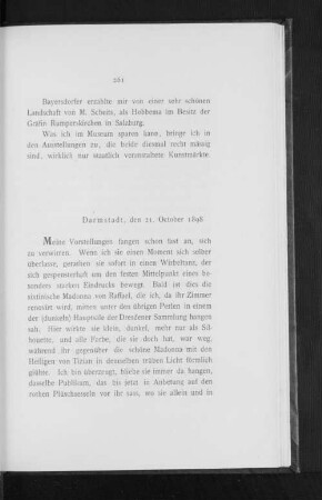Darmstadt, den 21. October 1898