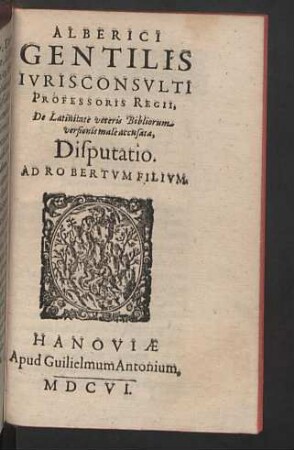 De Latinitate veteris Bibliorum versionis malè accusata.