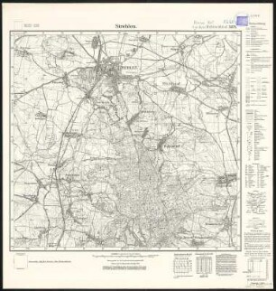 Meßtischblatt 3078 : Strehlen, 1937 : Strehlen. - Hrsg. 1884, bericht. 1932, gedr. [19]37. - 1:25000. - [Berlin]: Reichsamt für Landesaufnahme, 1937. - 1 Kt.