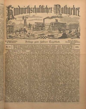 14: Beilage vom Montag, 29. Juni 1903
