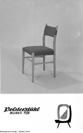 Polsterstuhl (Modell 1128)