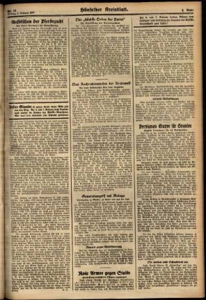 Zweite Ausgabe vom Freitag, den 05. Februar 1937.