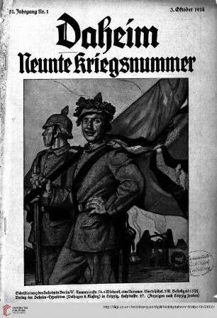 Hefte 1-5, Oktober 1914