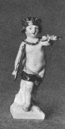 Putto als Jupiter