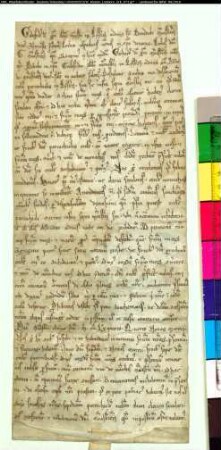 Abt Gottfried von Liesborn macht obiges Dekret bekannt und stellt dem Bischof seinen Revers dafür aus.