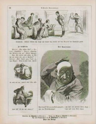 "Bestrafte Renommage" "Je nachdem" "Der Sparsame"