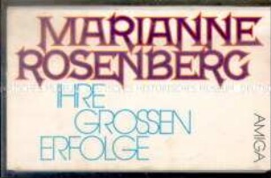 Kassette mit Musik von Marianne Rosenberg