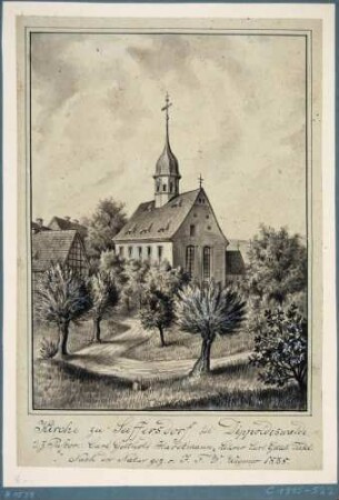 Die Kirche in Seifersdorf (Dippoldiswalde)