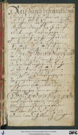 Handschriftlicher Eintrag.