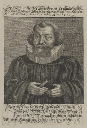 Bildnis des Erasmus Zolner