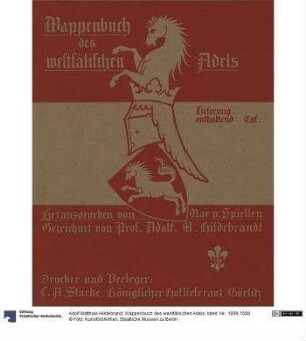 Wappenbuch des westfälischen Adels