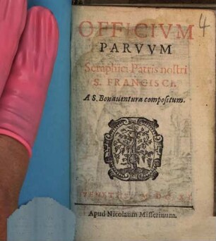 Officium parvum ... Sancti Francisci