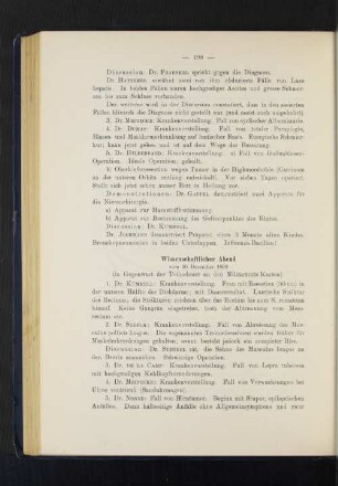 Wissenschaftlicher Abend vom 20. December 1899.