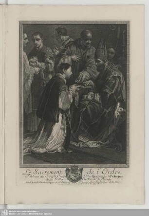 Die sieben Sakramente. Die Priesterweihe