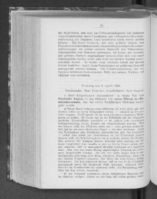 Sitzung am 3. April 1906.