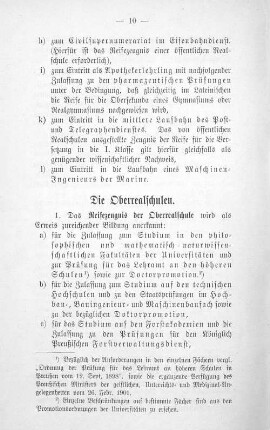 Die Oberrealschulen.