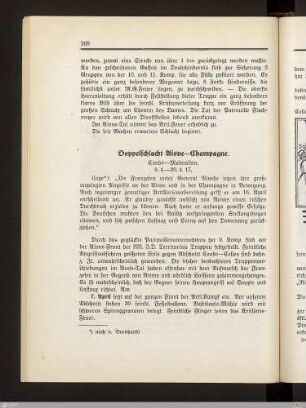 Doppelschlacht Aisne - Champagne. Condé - Malmaison