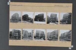 Straßenansichten. Berlin, Mitte, Koppenplatz/Kleine Auguststraße/Linienstraße