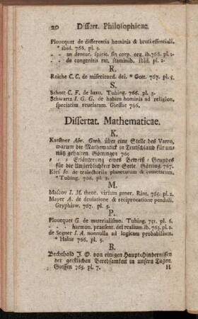 Dissertat. Mathematicae