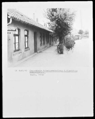 Arbeitersiedlung der Glashütte Gerresheim