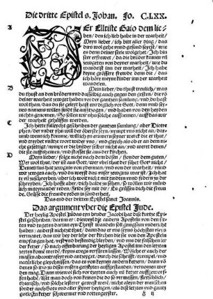 [Die Epistel sanct Judas]