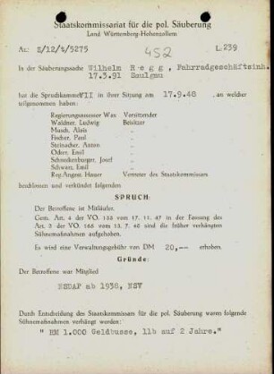 Regg, Wilhelm