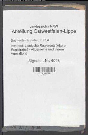 Gemeinheitsteilung des Dorfes Wissentrup