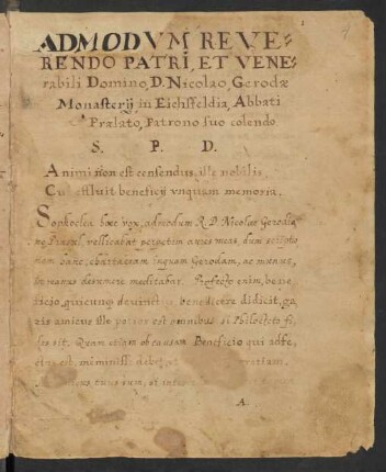 Abbatiae Gerodensis Historia