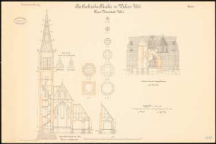 Katholische Kirche, Walzen: Querschnitte 1:100