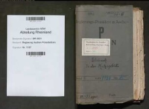 Einbruch in das Ruhrgebiet. Specialia. Bd. 3