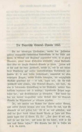 1-45 Die Bayerische Generalsynode 1853