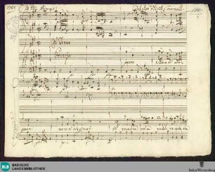 Ciro riconosciuto. Excerpts - Mus. Hs. 217 : S, vl (2), vla, b
