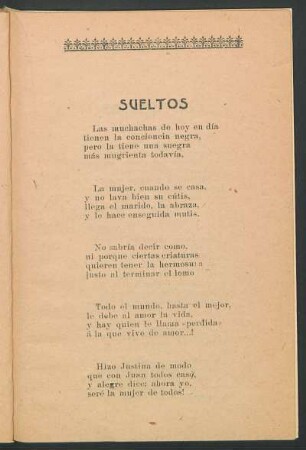 Sueltos
