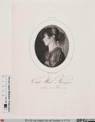 Bildnis Catharina Walburga Klinger, geb. ?