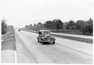 Steilstrecke vor Autobahnstrecke Pforzheim-Ost