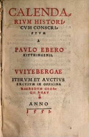 Calendarium historicum