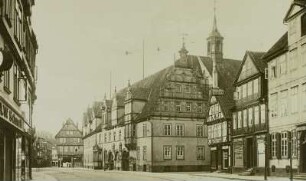 Celle, Stadt : Celle. Rathaus. Marktansicht von Nordosten
